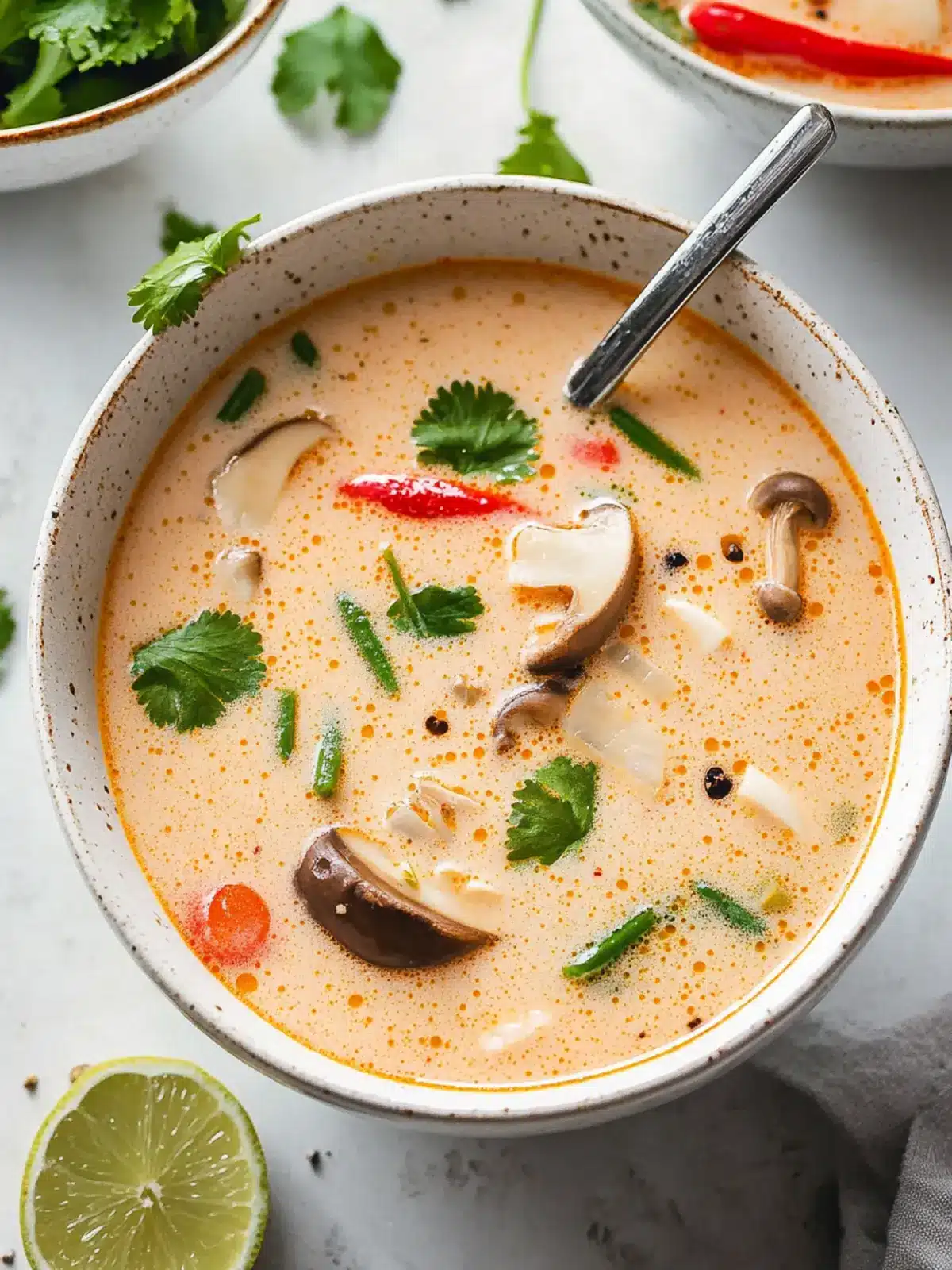 Slow Cooker Tom Kha Soup