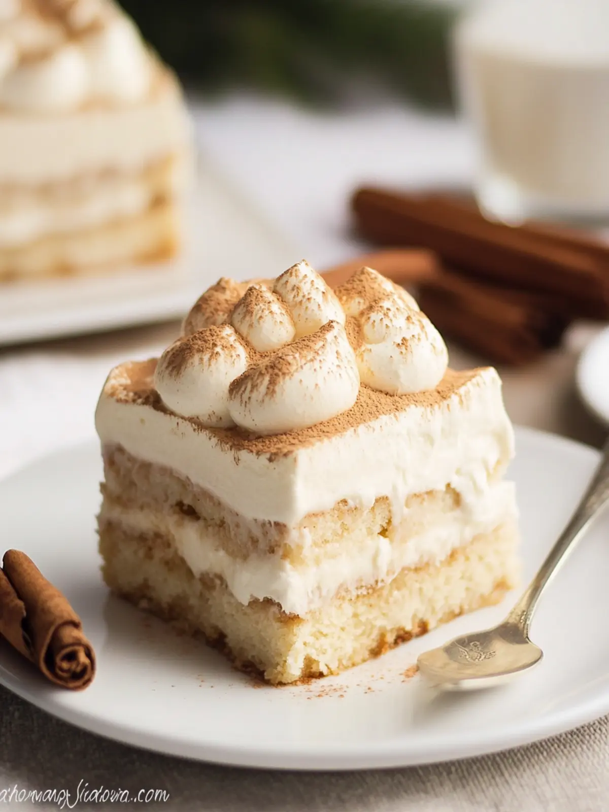 Eggnog Tiramisu