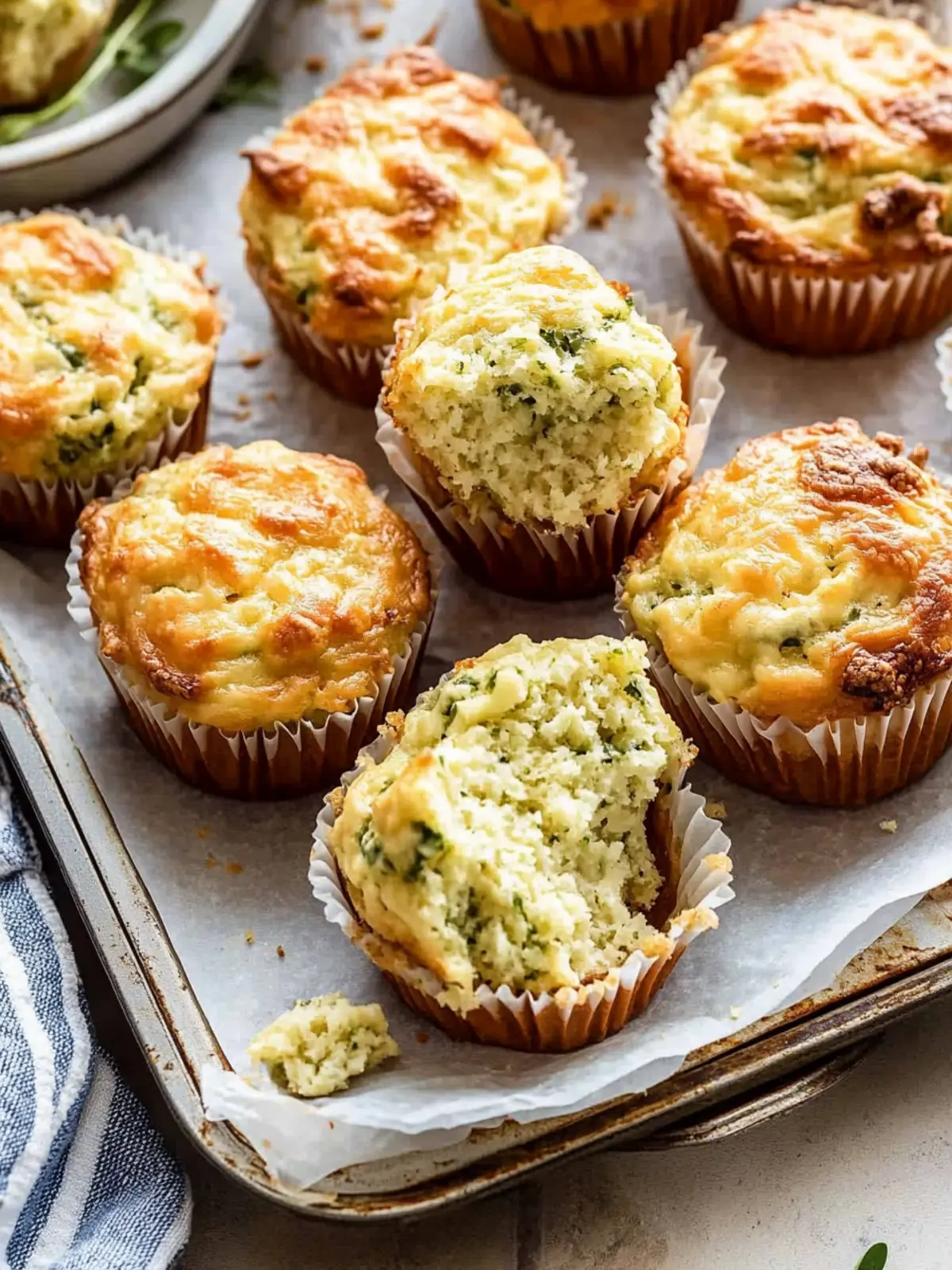 Savory Cheese Breakfast Muffins