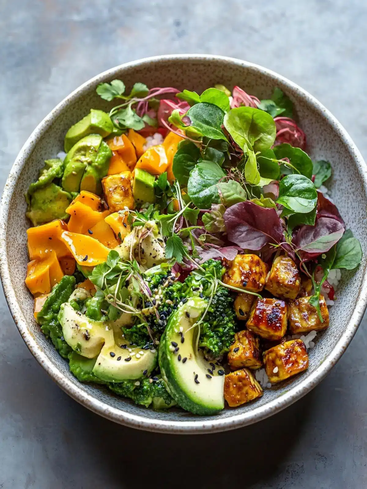 Garden Tempeh Bowl