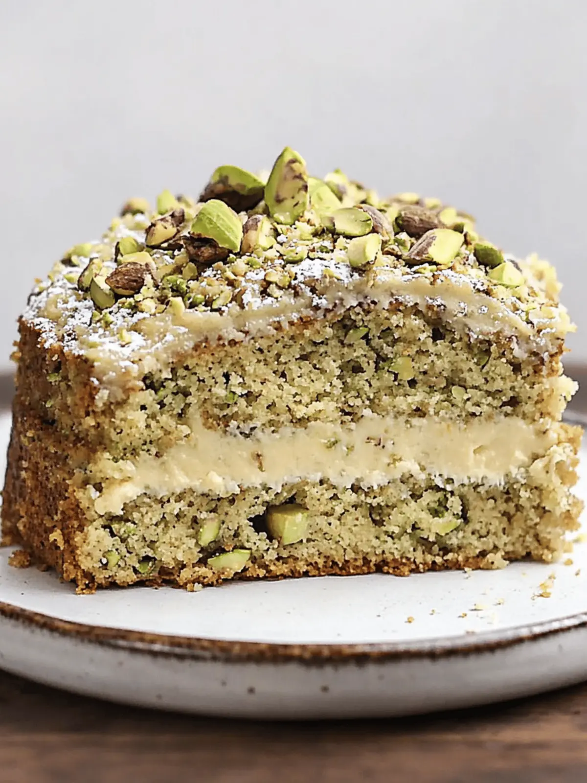 Decadent Pistachio Coffee Cake with a Creamy Twist 2 Pistachio Coffee Cake
