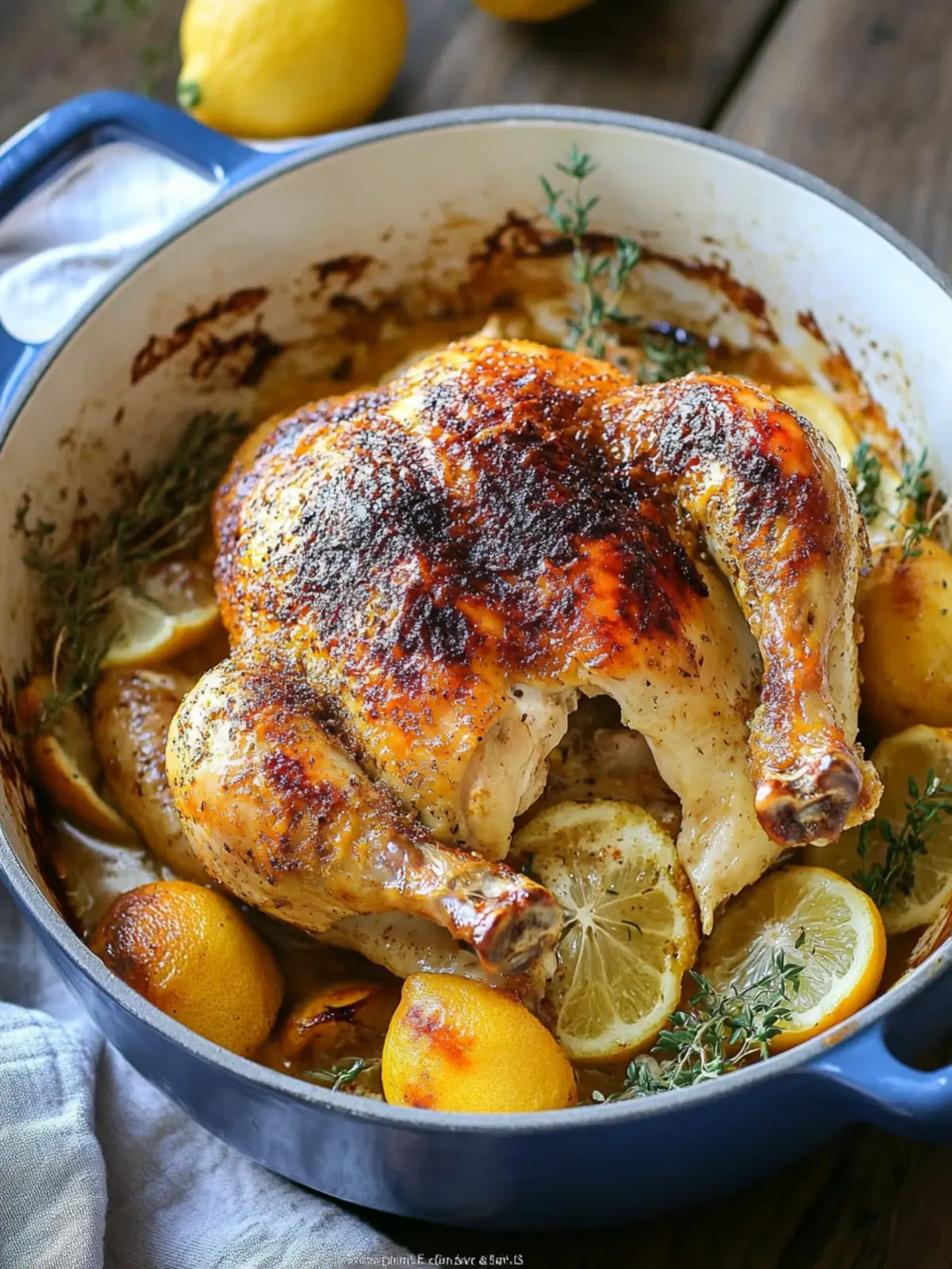Meyer Lemon Mayonnaise Roasted Chicken
