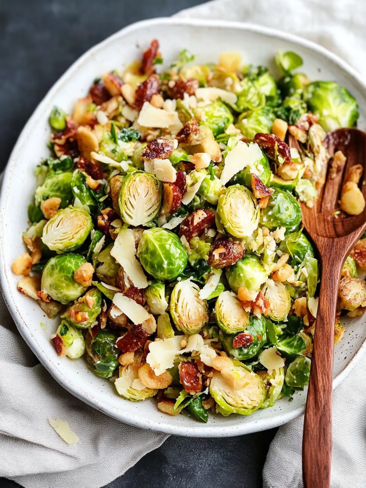Warm Brussels Sprouts Salad