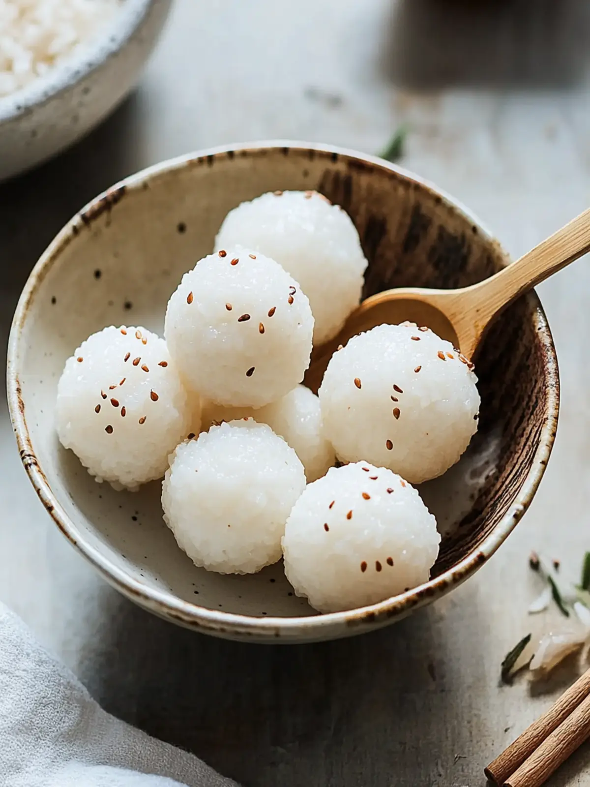 Delicious Sticky Rice Balls