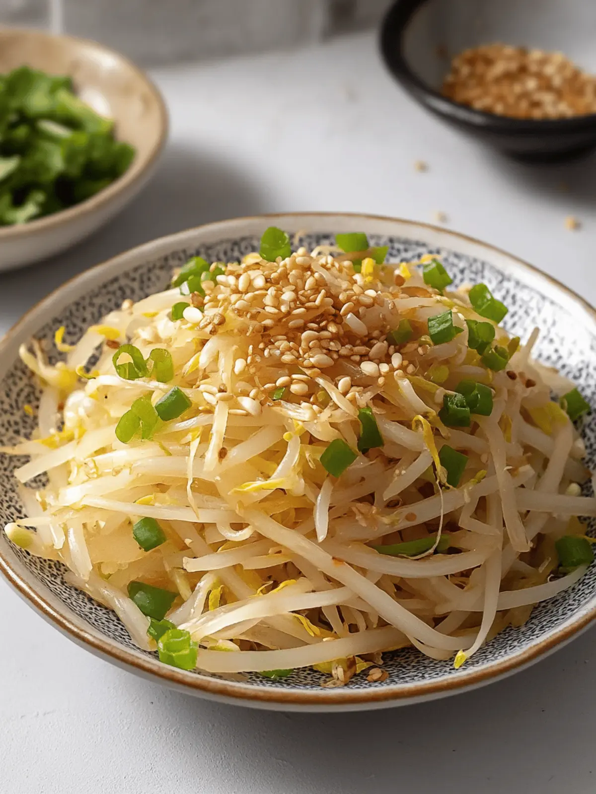 Korean Bean Sprout Salad (Kongnamul Muchim)