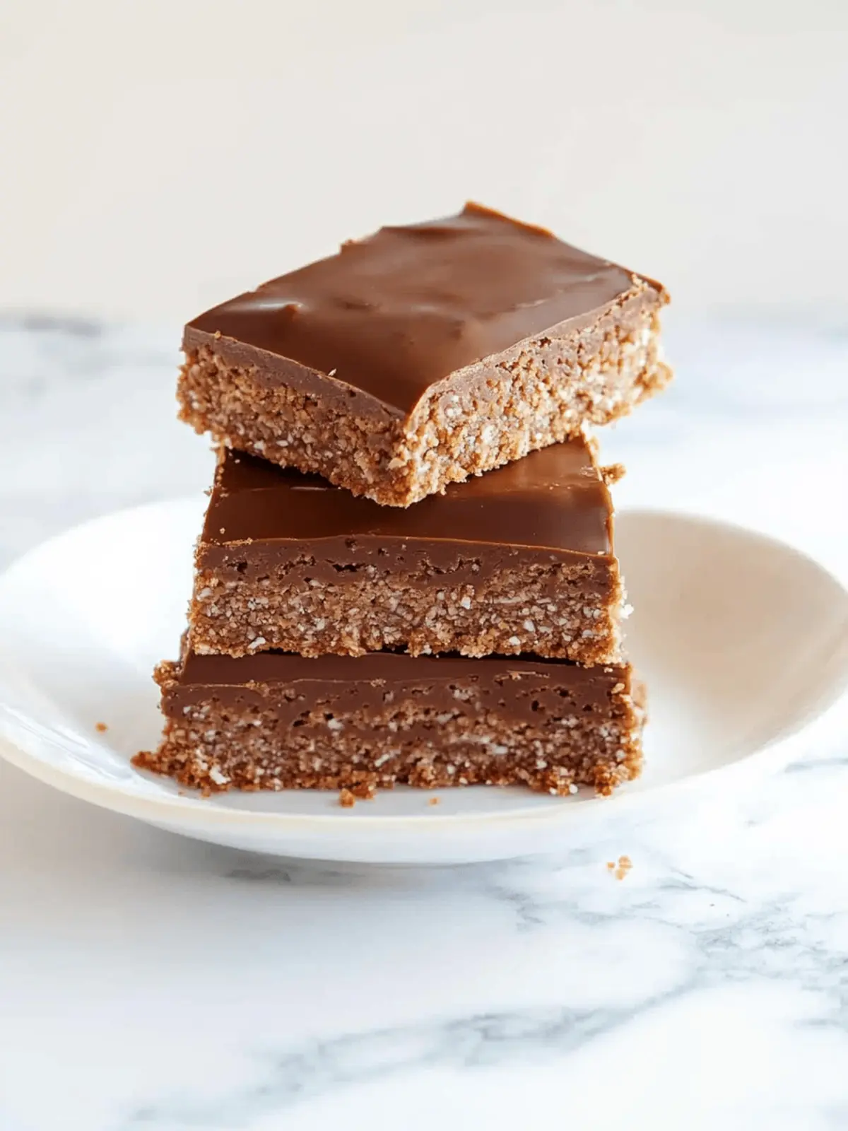 Aussie Crunch   Chocolate Coconut Slice