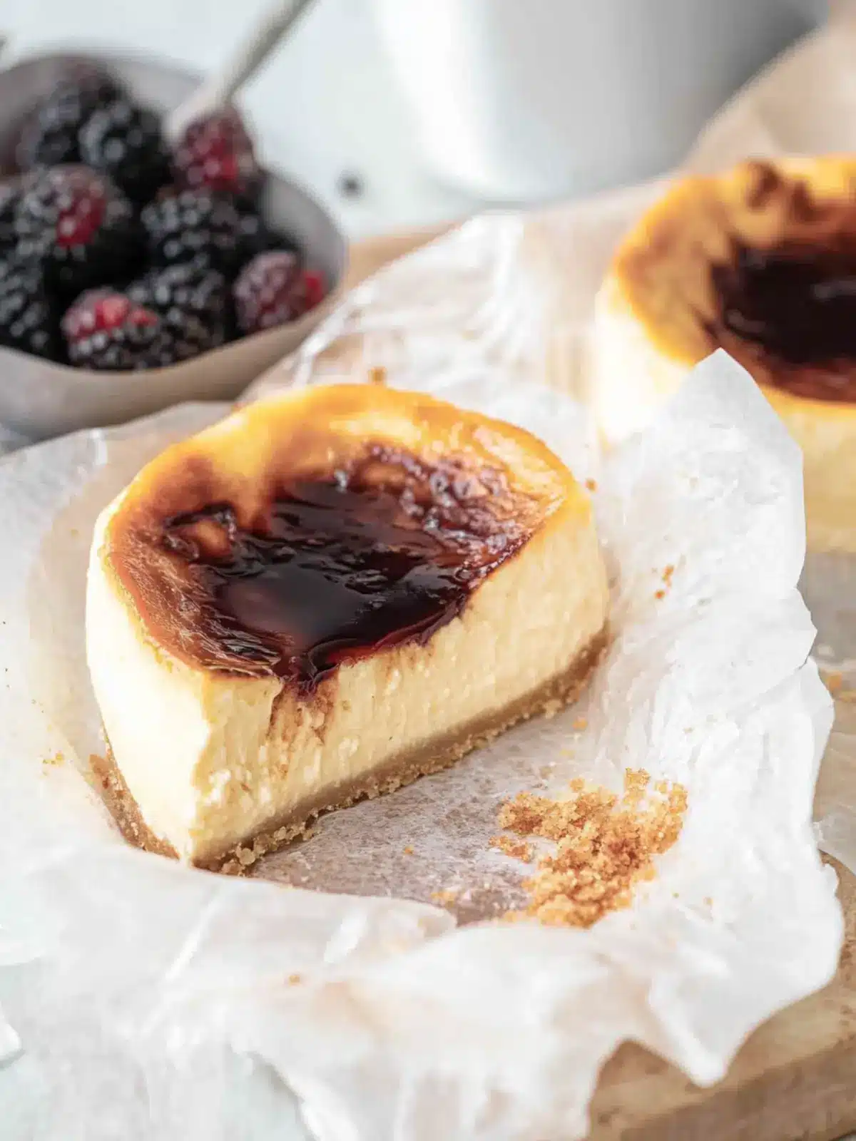 Mini Basque Cheesecake
