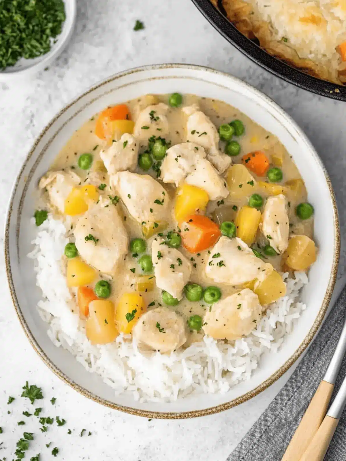 Crustless Chicken Pot Pie: A Quick, Cozy Dinner Delight 4 Crustless Chicken Pot Pie