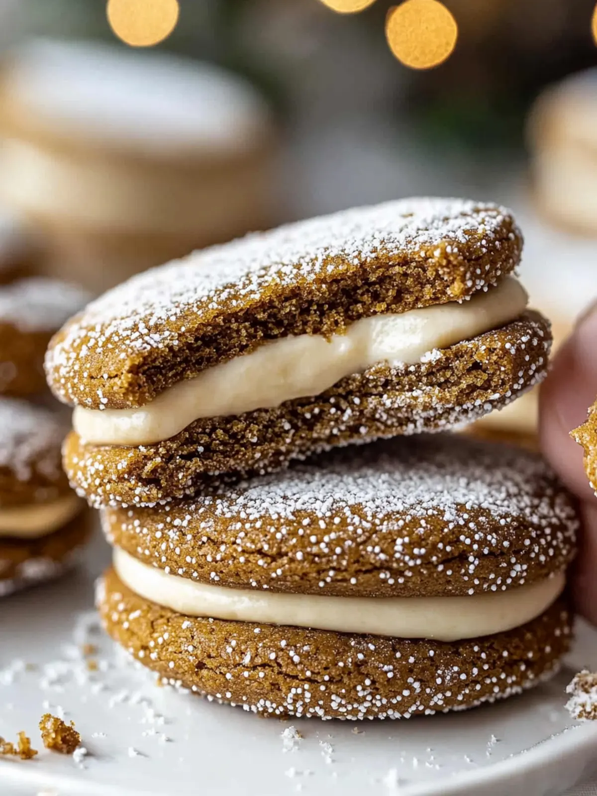 Gingerbread Sandwich Cookies