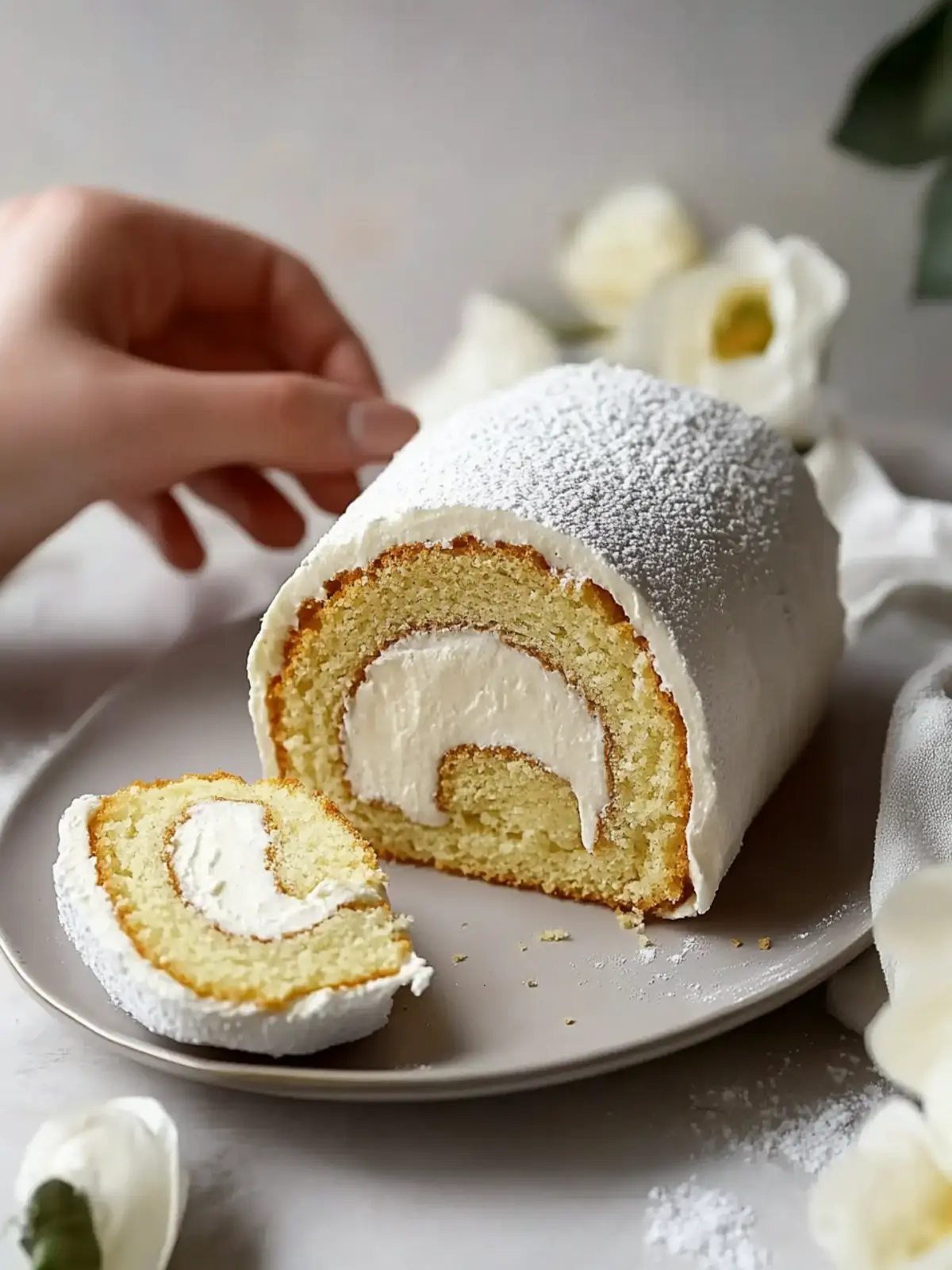 Earl Grey Cake Roll