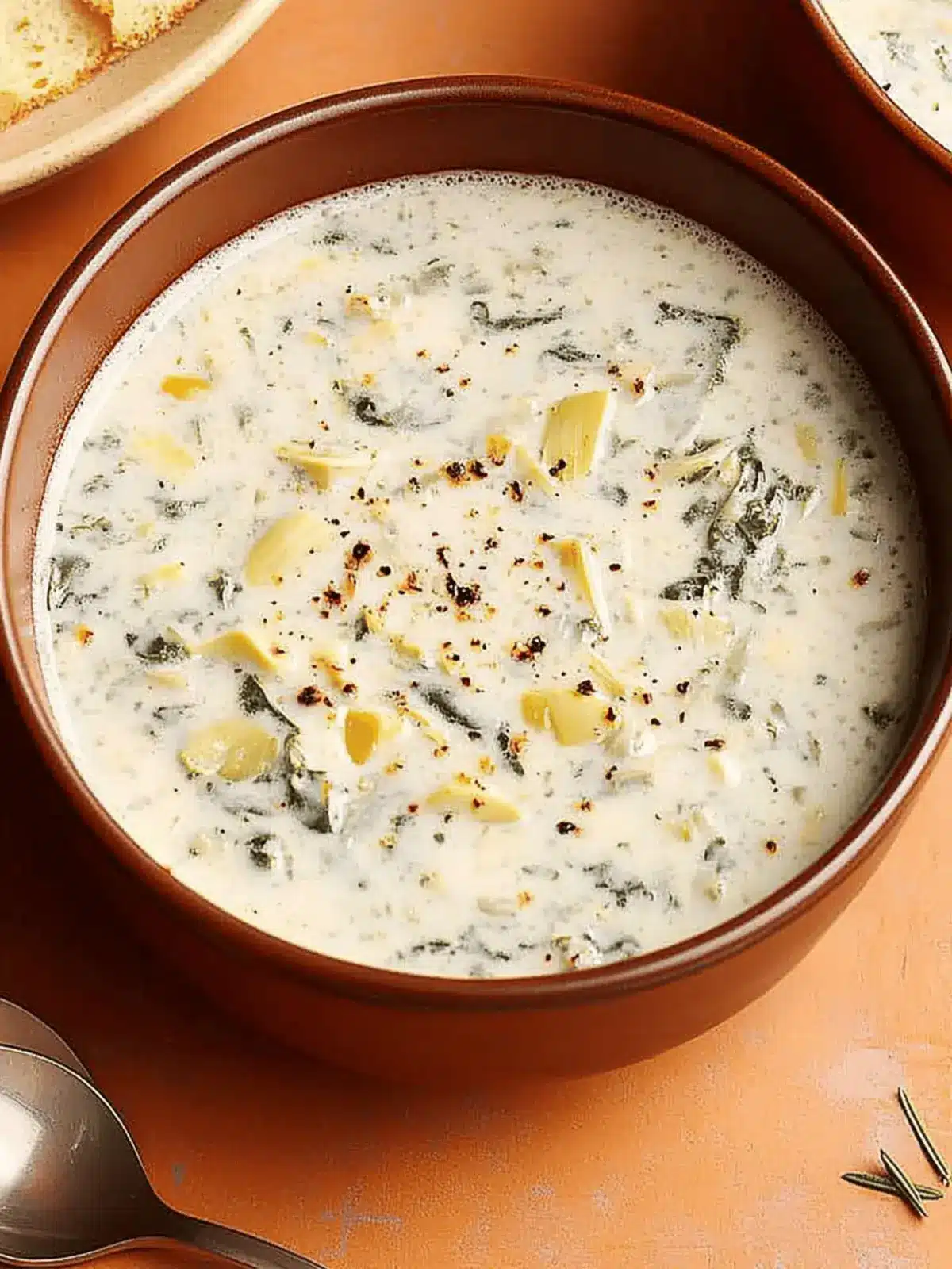Spinach Artichoke Dip Soup