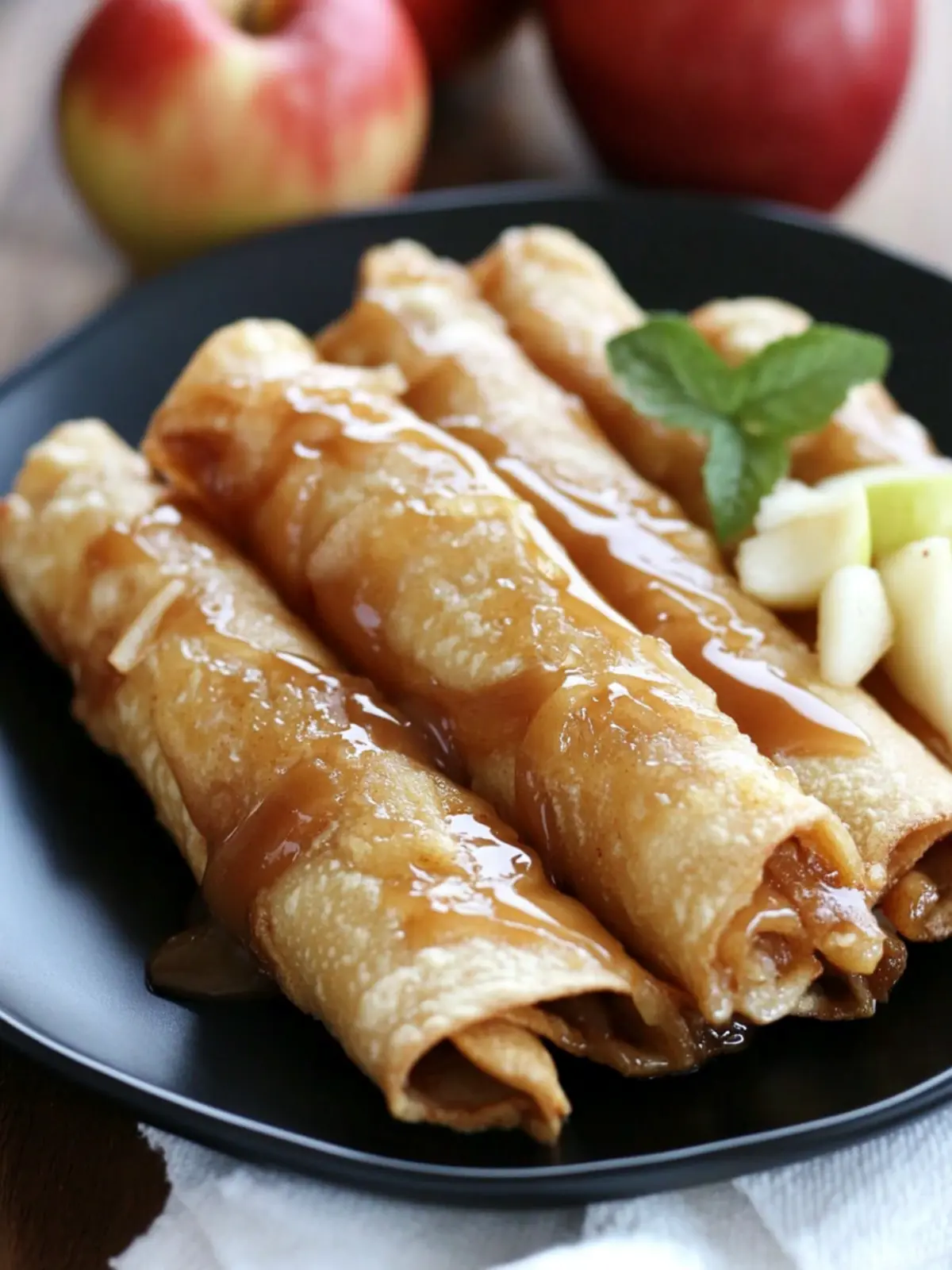 Delicious Caramel Apple Taquitos for a Cozy Dessert Night 4 Caramel Apple Taquitos