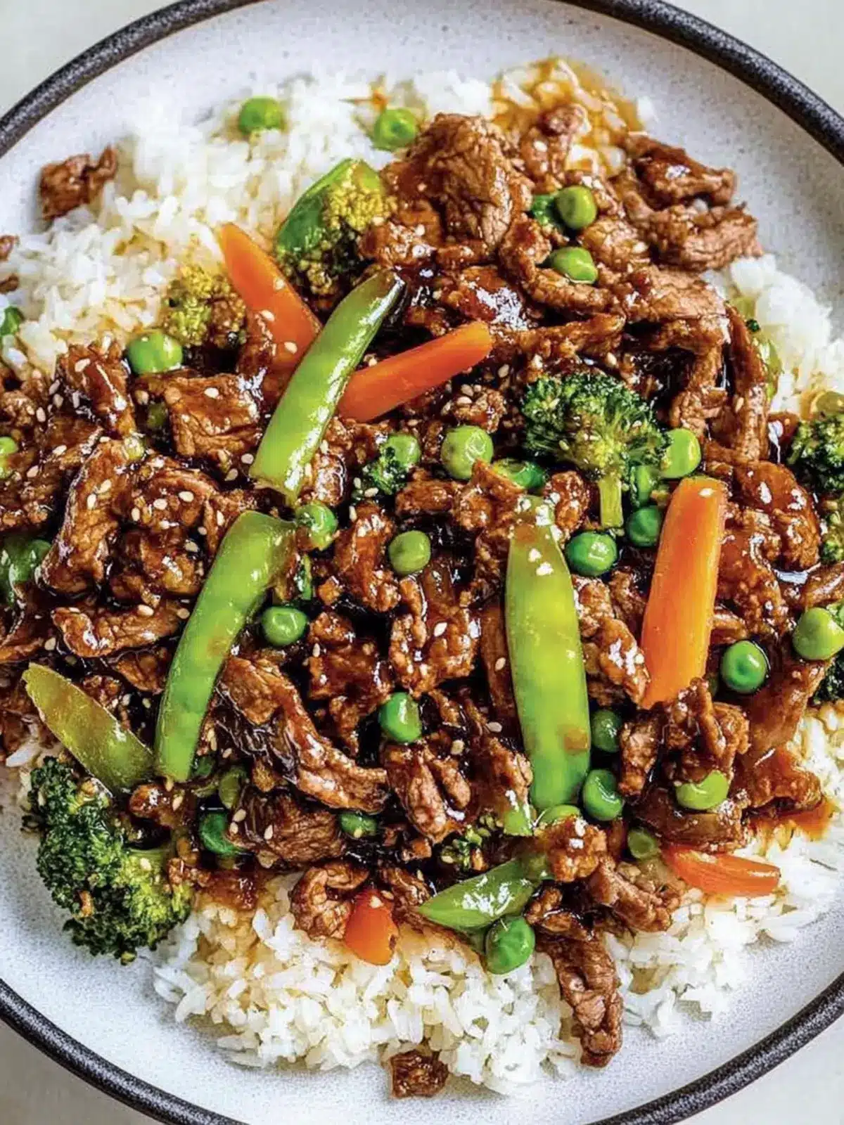 One-pan teriyaki beef and rice