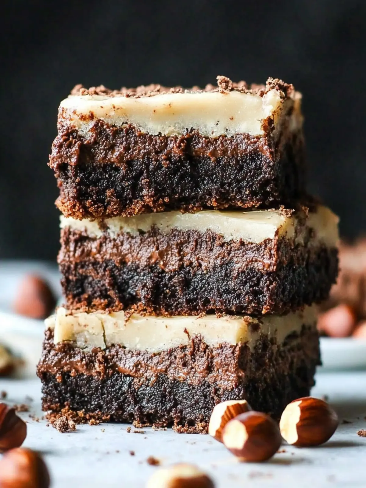 Healthy Chocolate Hazelnut Brownies