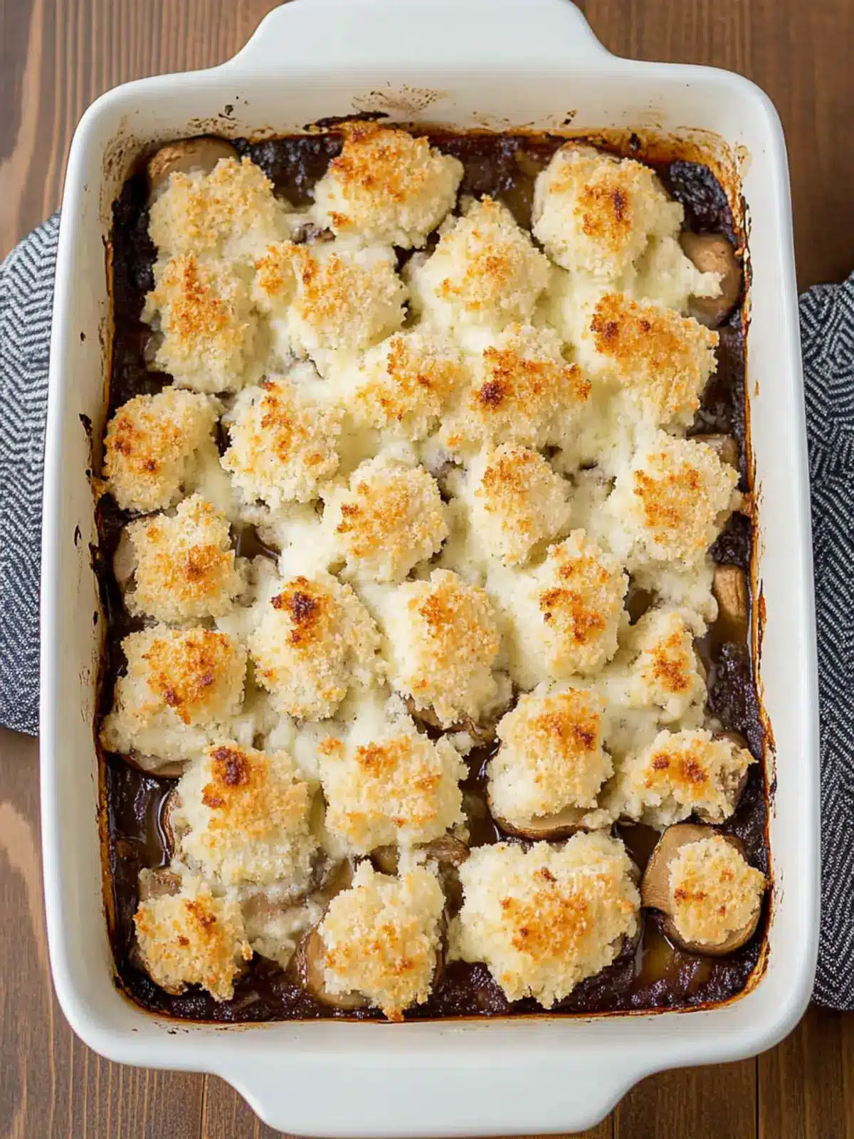 Stuffed Mushroom Casserole