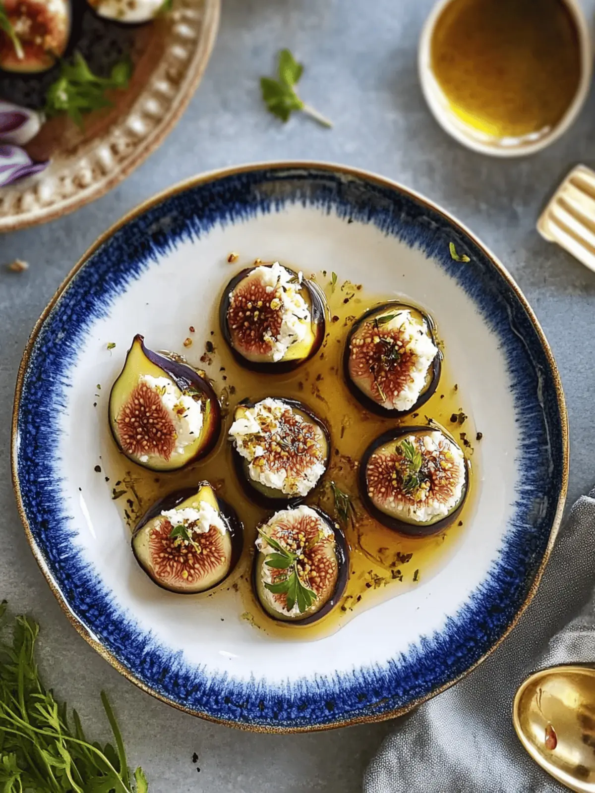 Feta-Stuffed Figs With Saffron Syrup: Elevate Your Appetizers 3 Feta-Stuffed Figs With Saffron Syrup