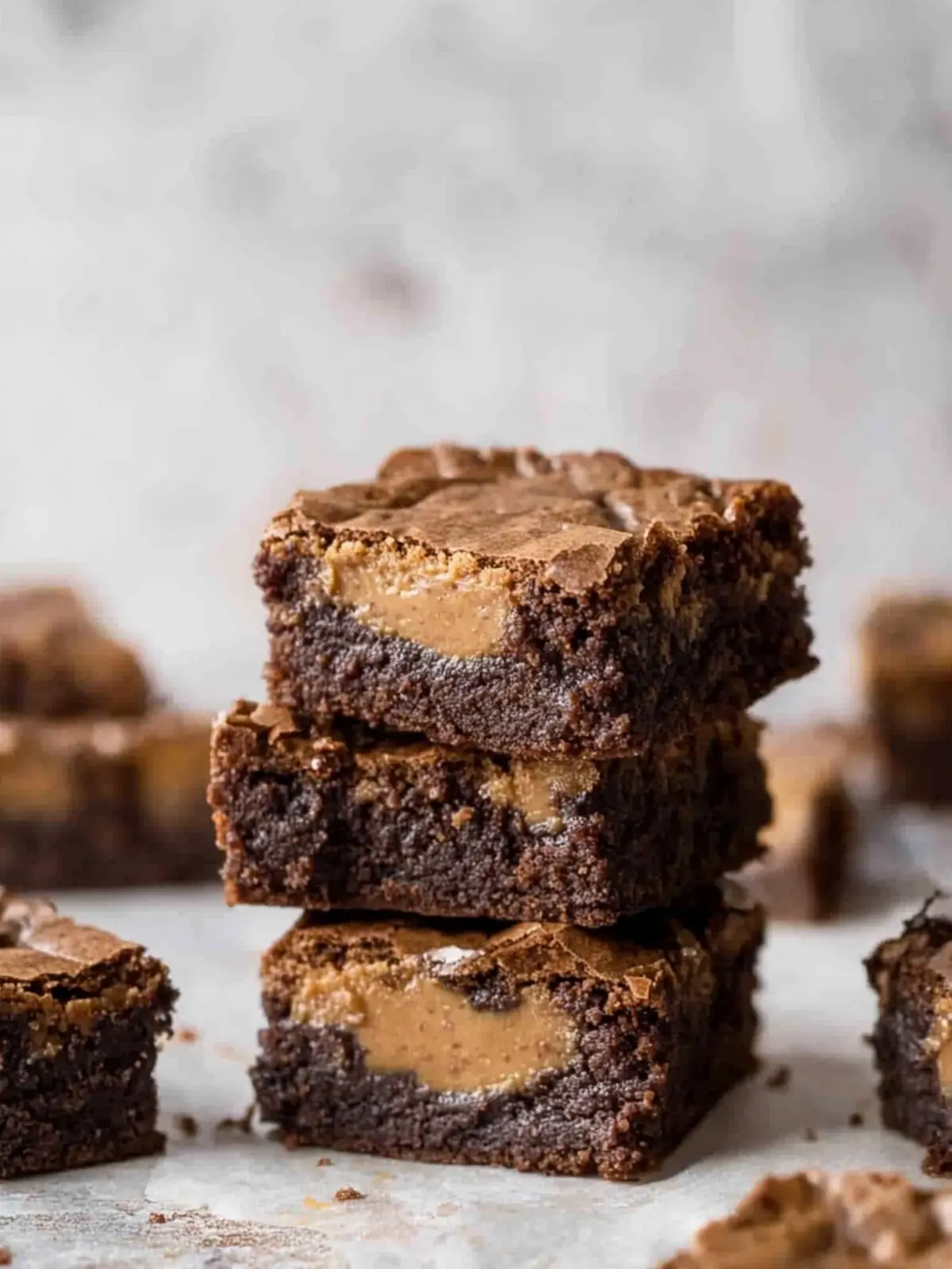 Small batch cookie butter brownies