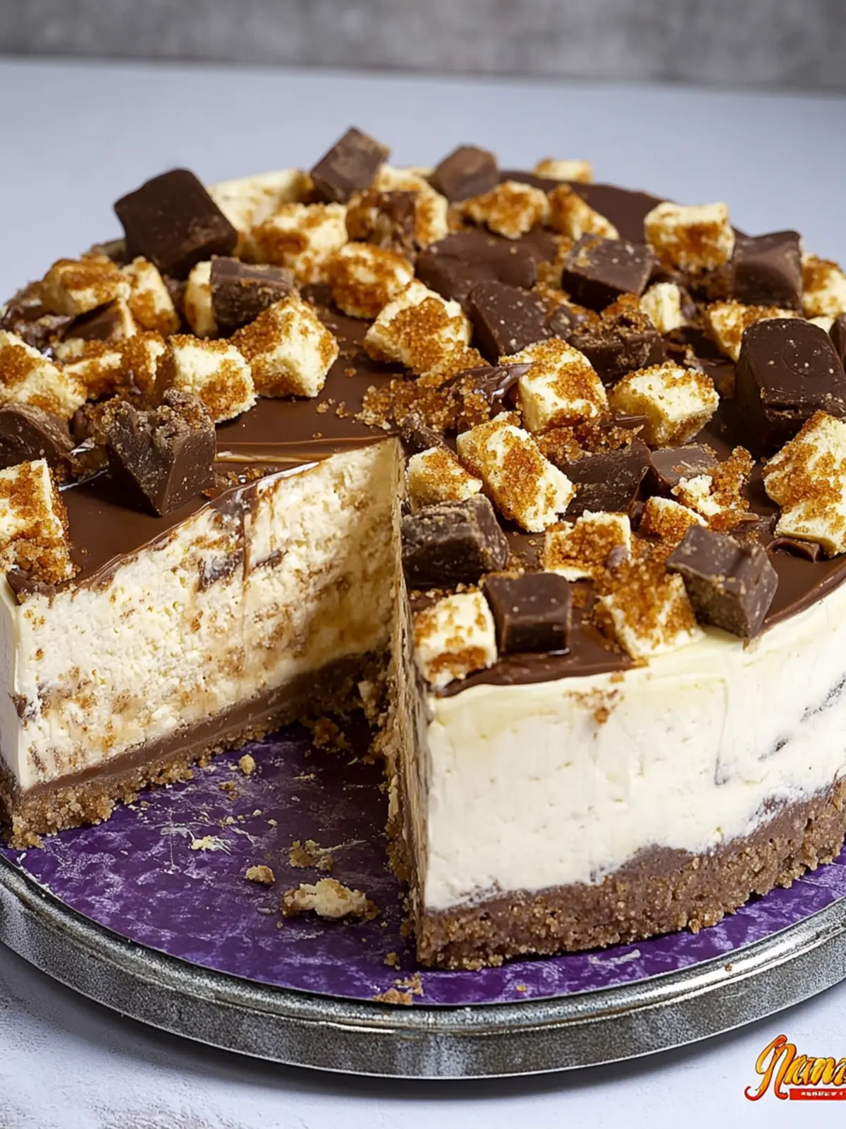Gluten-free Crunchie Cheesecake Recipe
