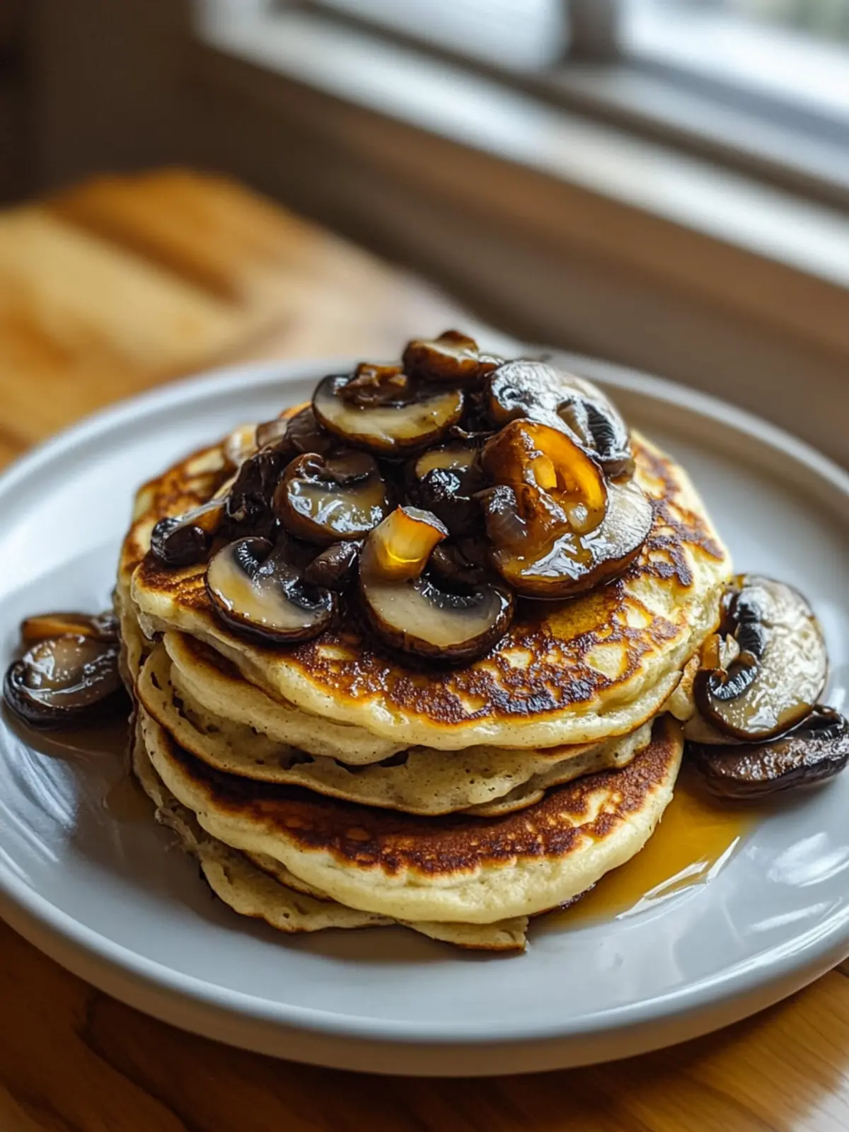 Vegan Mushroom Pancakes