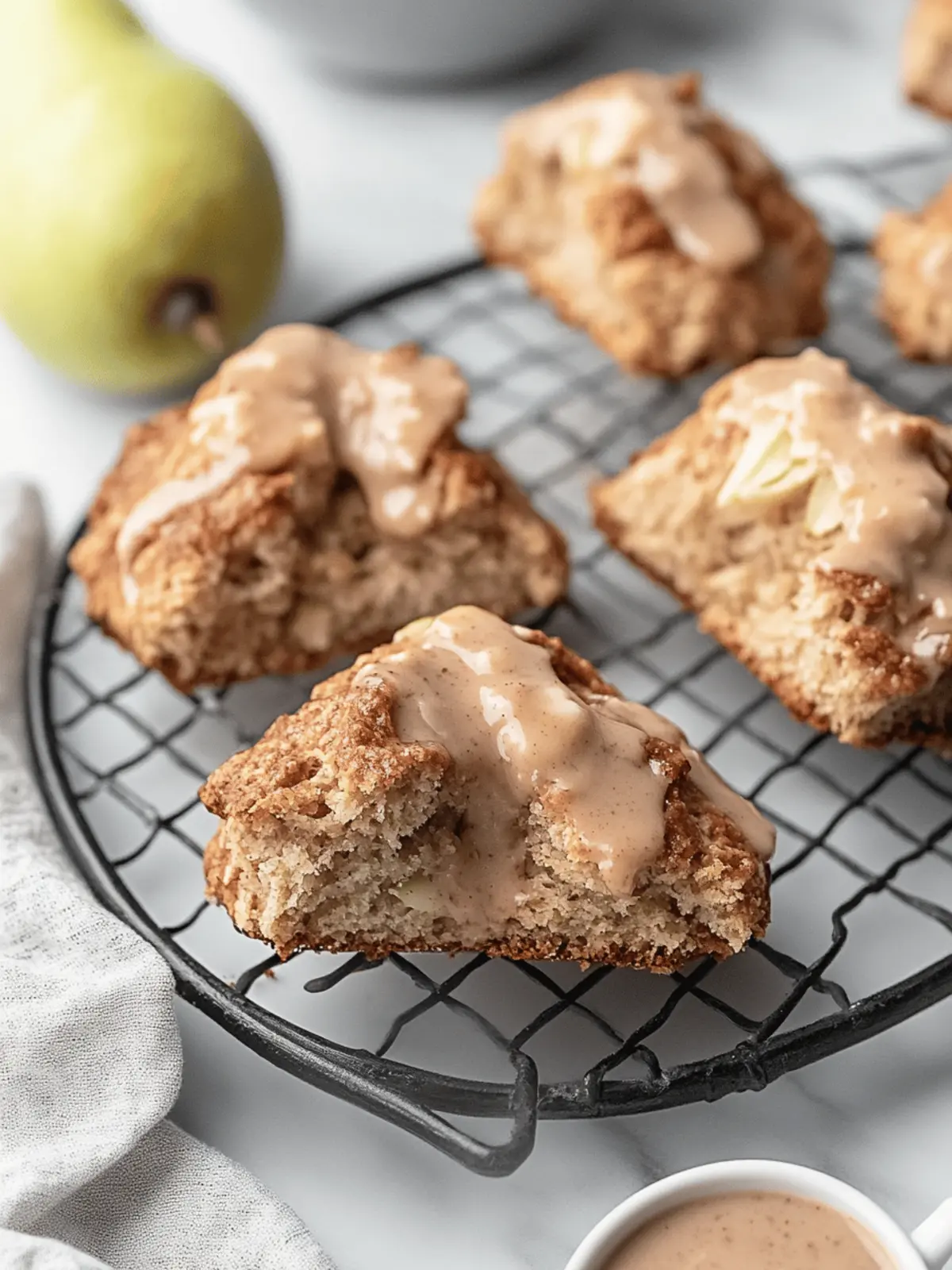 Chai Pear Scones