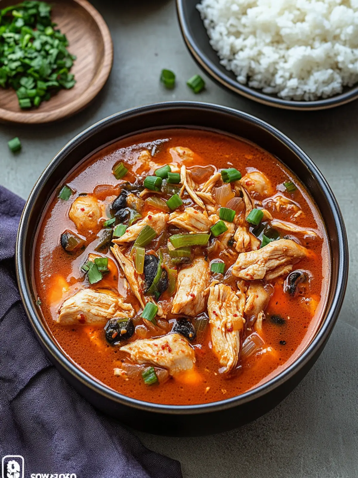 Slow Cooker Korean Chicken Stew