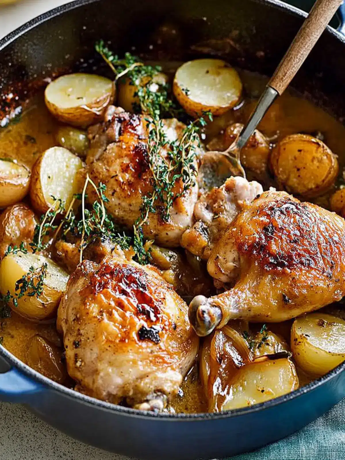 French-style chicken and potatoes