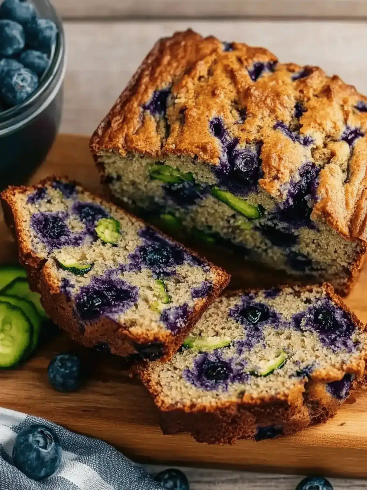Fresh Blueberry Zucchini Bread for a Moist Summer Treat 2 Fresh Blueberry Zucchini Bread for a Moist Summer Treat
