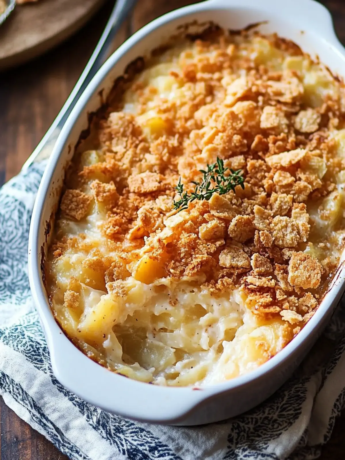Ultimate Cheesy Potato Casserole with Buttery Ritz Crackers 3 Cheesy Potato Casserole with Buttery Ritz Crackers