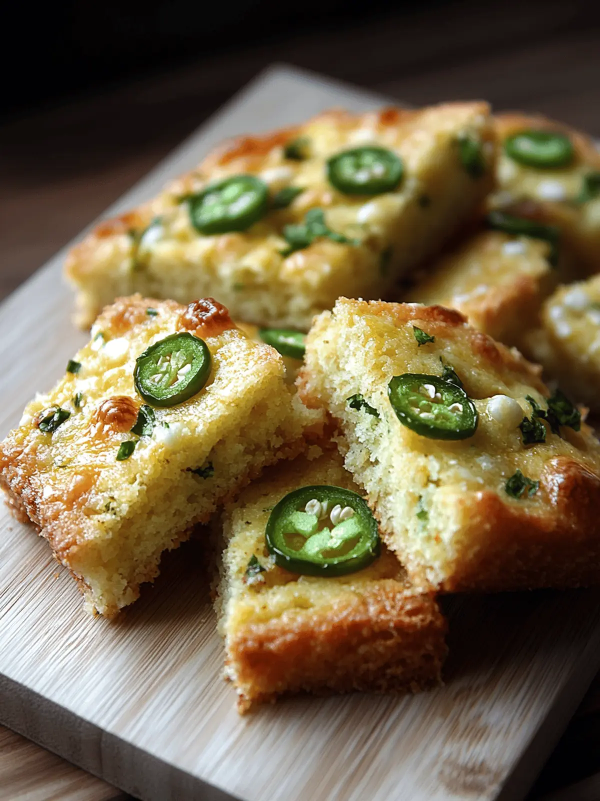 Cheesy Jalape o Shortbread