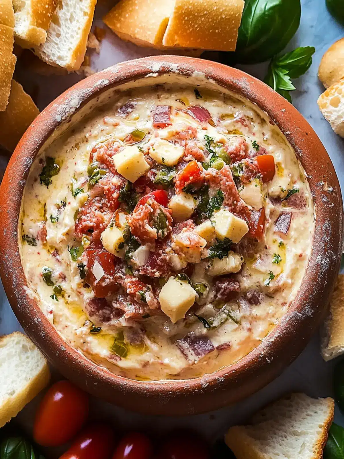 Muffuletta Dip