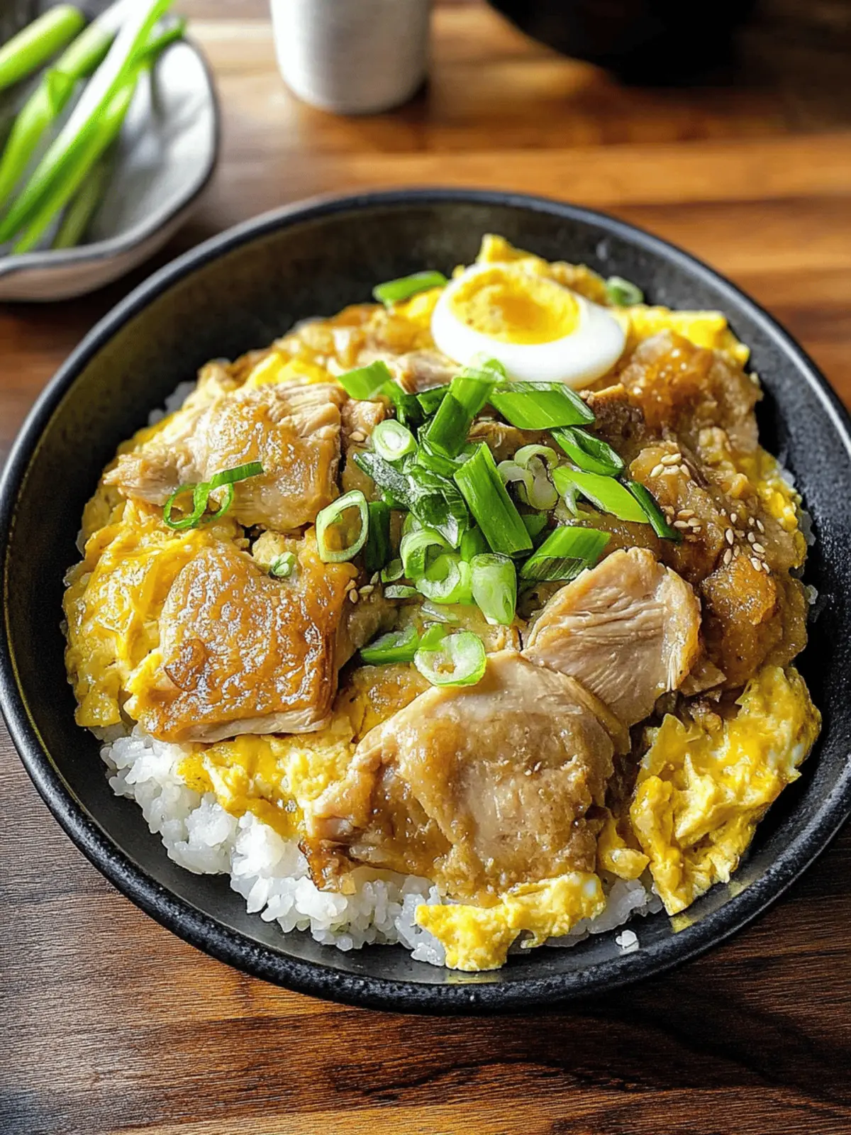 Oyakodon (Japanese Chicken and Egg Rice)