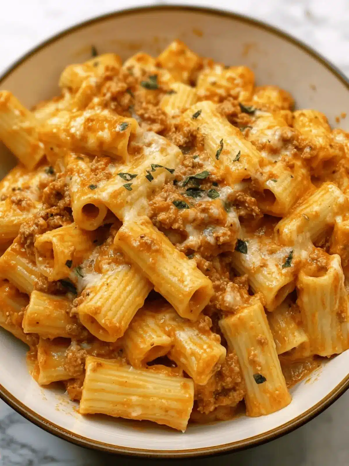 Creamy Rigatoni with Boursin Cheese for Effortless Weeknight Comfort 2 Creamy Rigatoni with Boursin Cheese