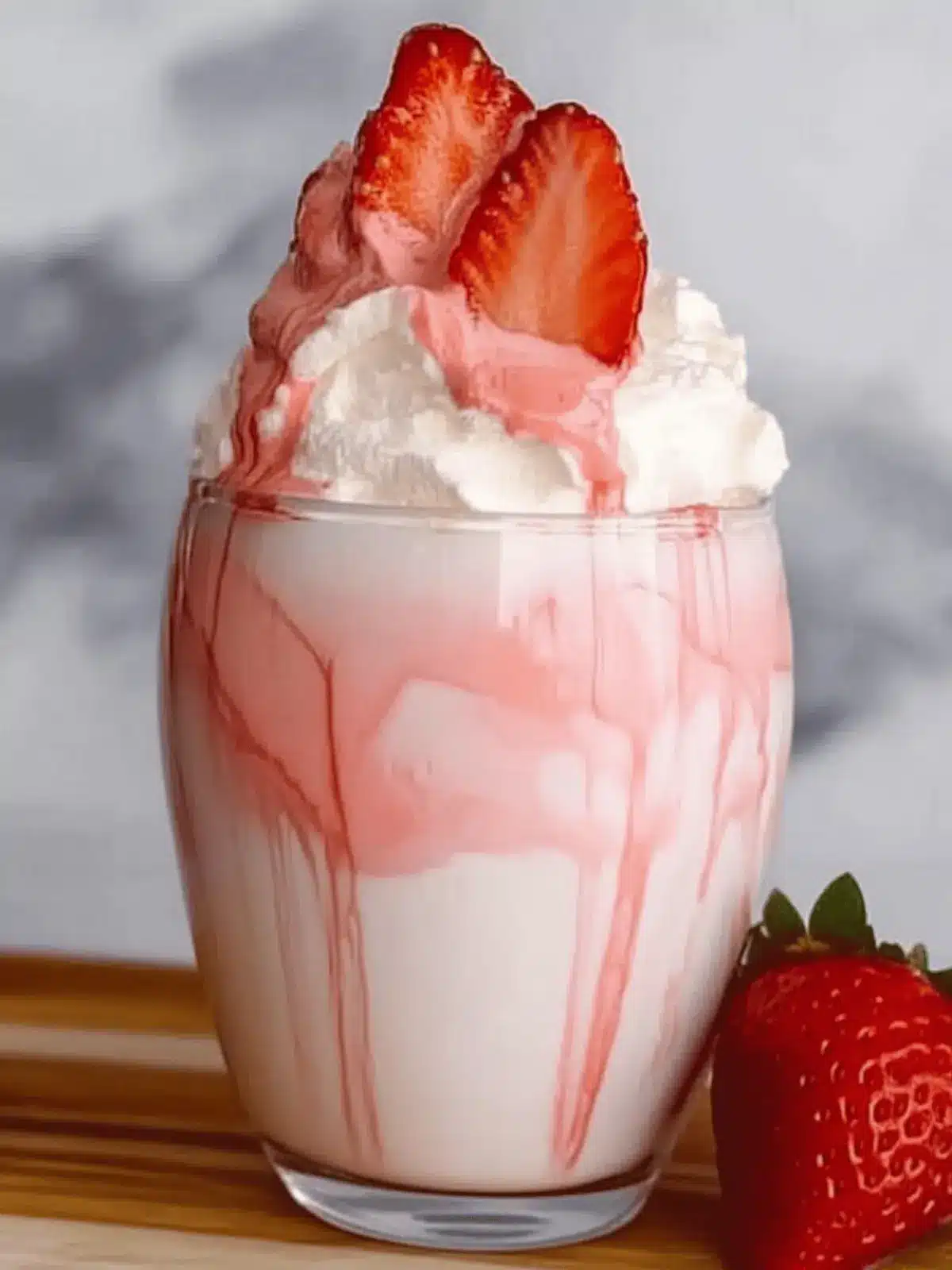 Indulge in 2-Ingredient Strawberry Whipped Milk Bliss 2 2-Ingredient Strawberry Whipped Milk