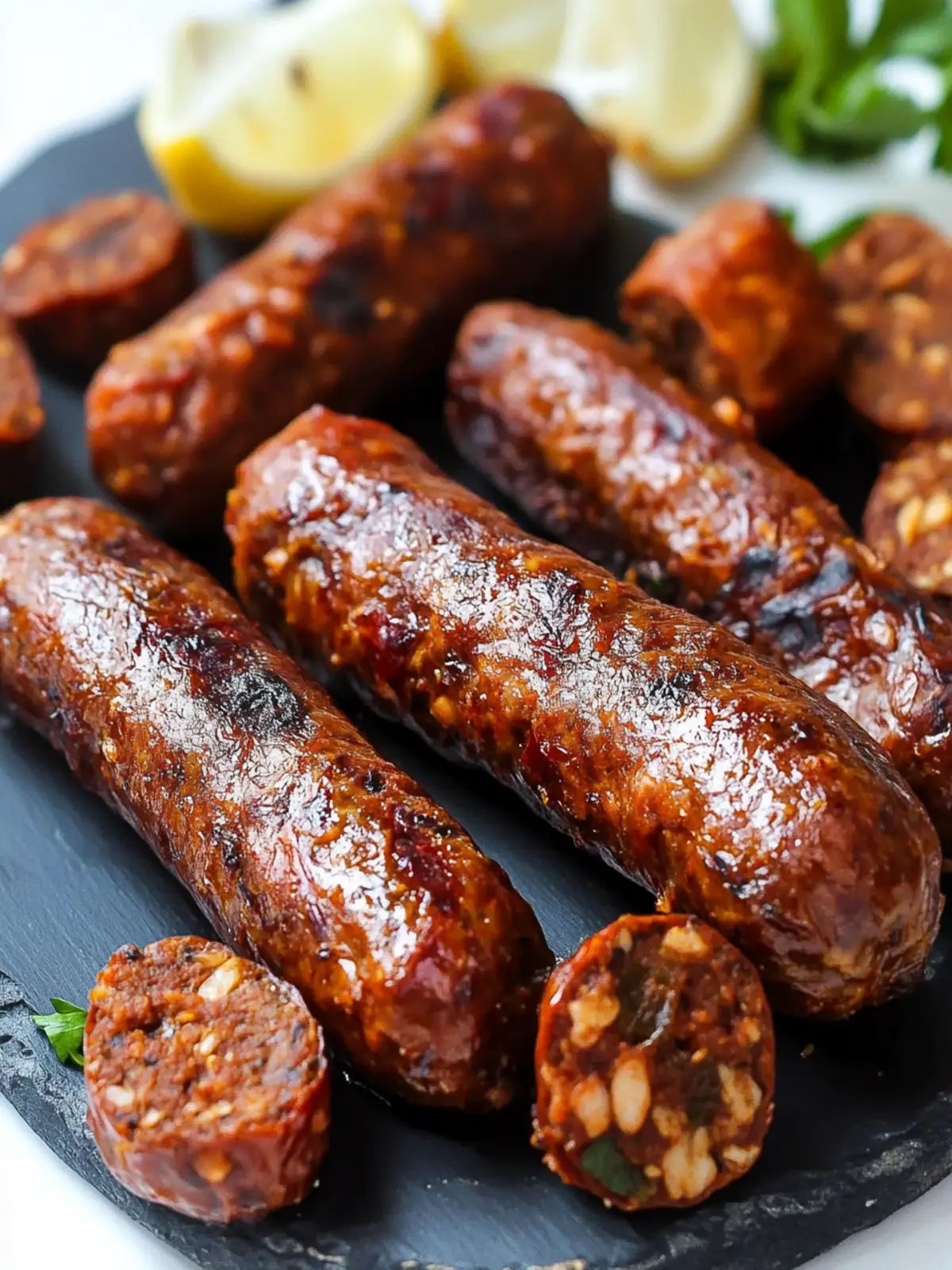 Sundried Tomato Vegan Sausages (Gluten-Free!)