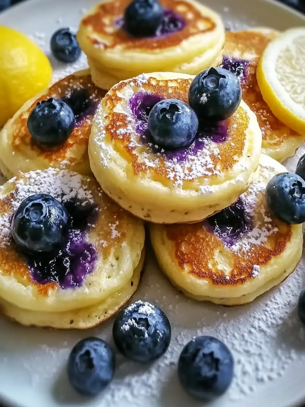 Blueberry Lemon Pancake Bites