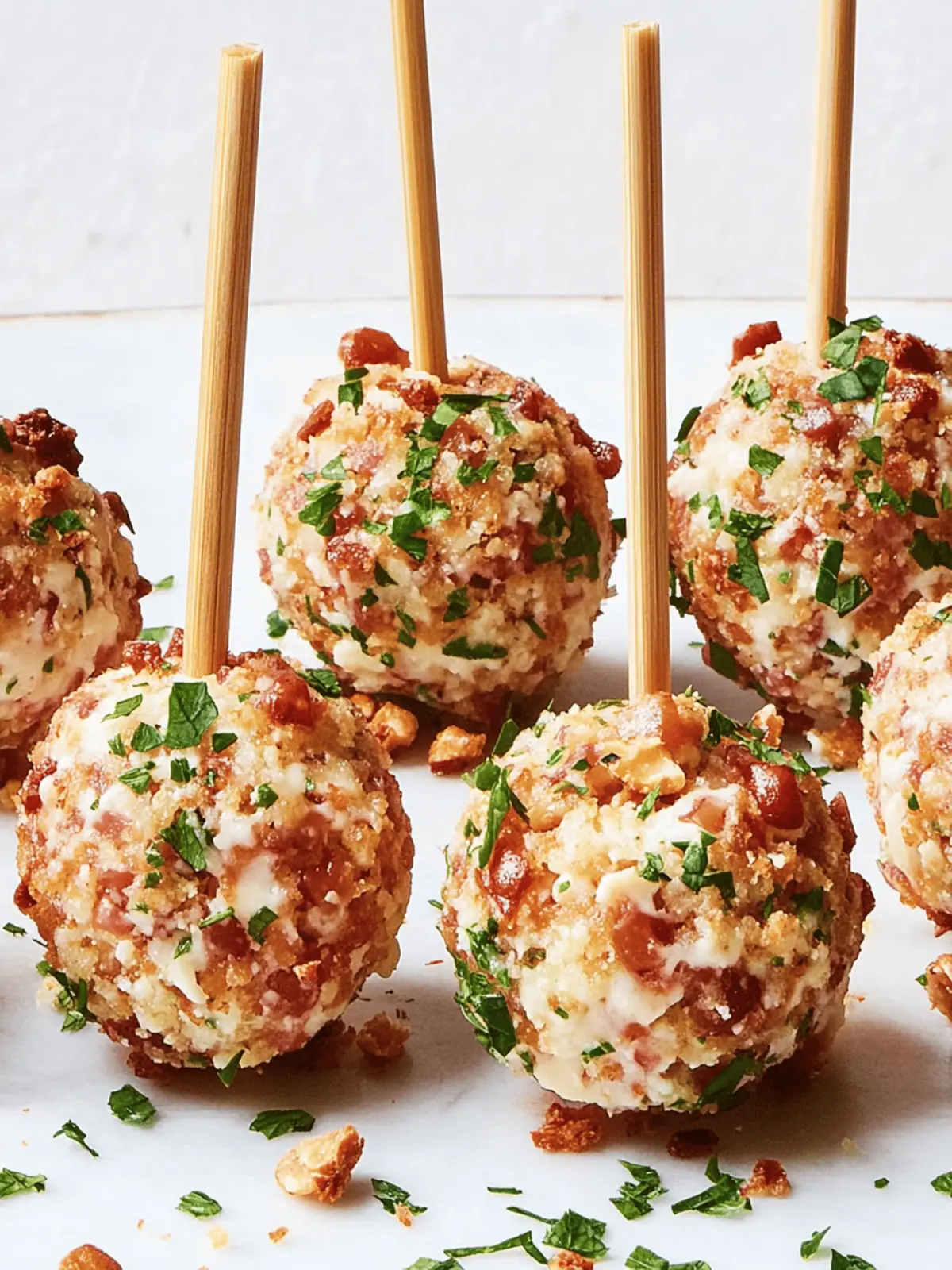 Mini Cheeseball Bites with Pretzel Sticks That Steal the Show 3 Mini Cheeseball Bites