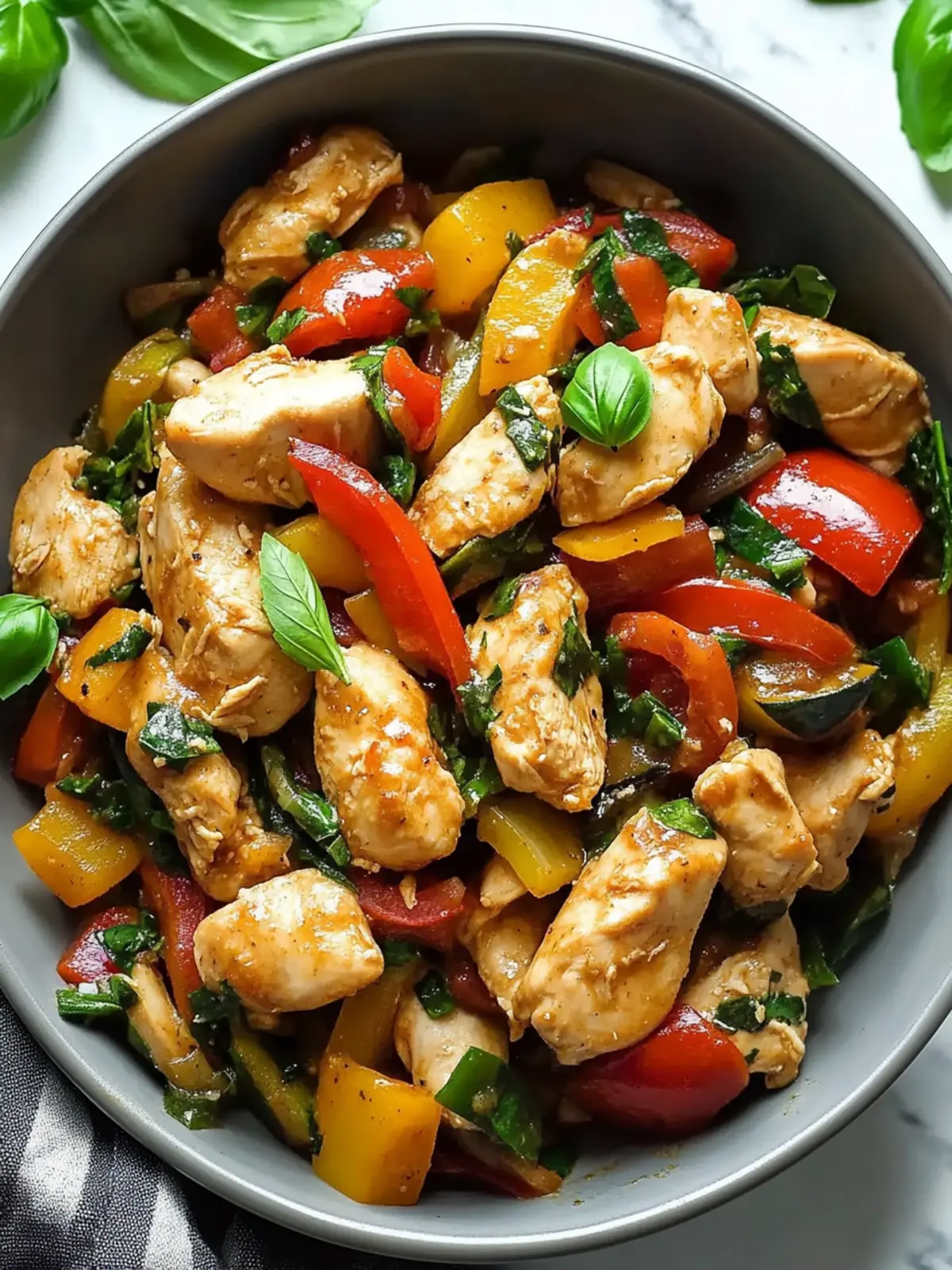 Mediterranean Chicken Stir Fry