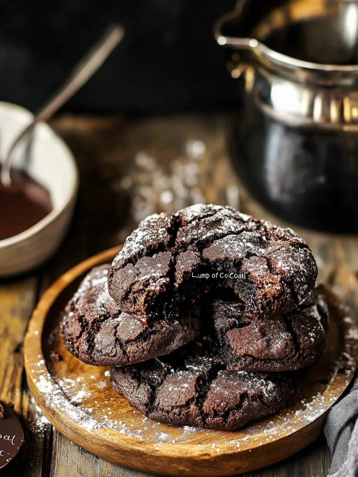  Lump of Coal  Bittersweet Chocolate Cookies