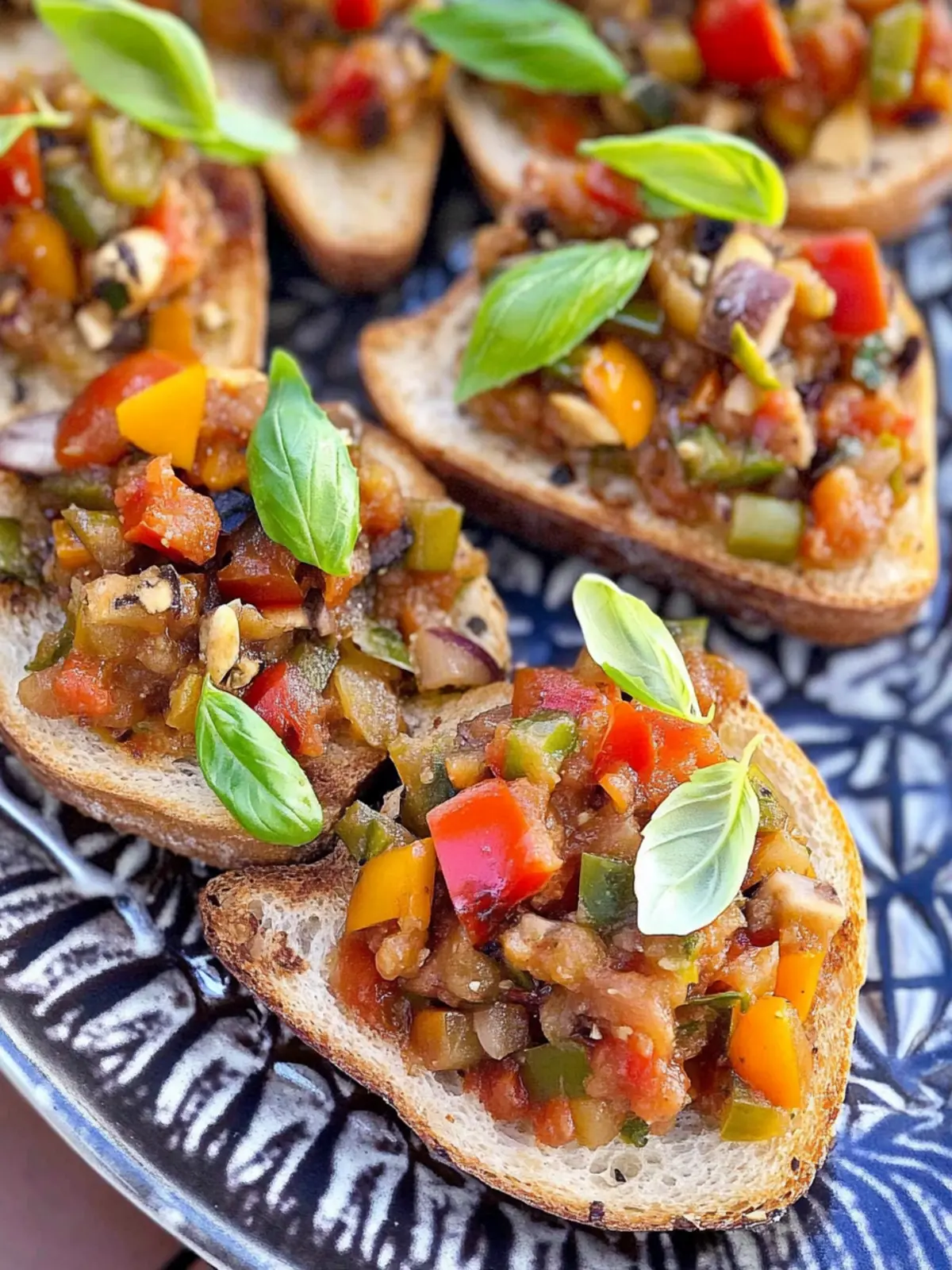 Caponata on Crostini