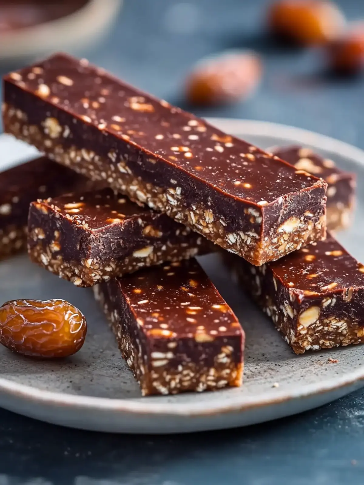 No Bake Chocolate and Date Energy Bars