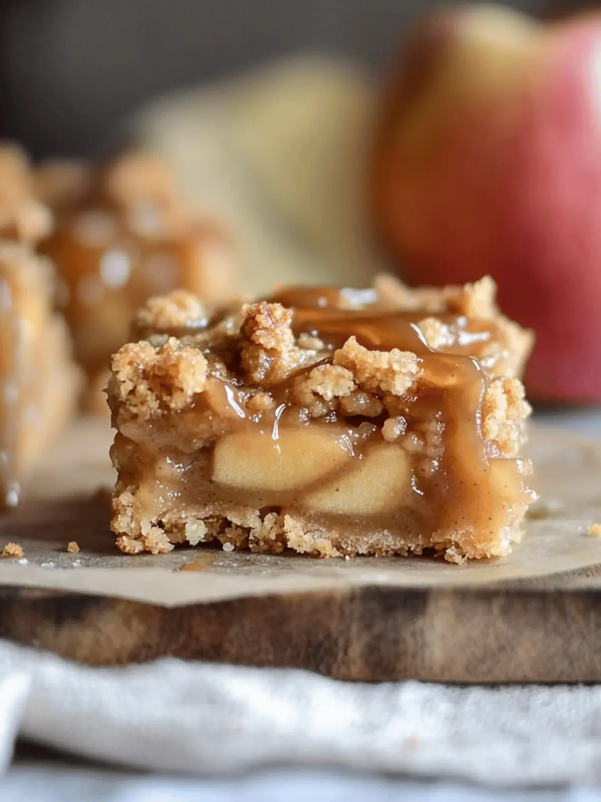 Salted Caramel Apple Crisp Bars to Fall in Love With 2 Salted Caramel Apple Crisp Bars