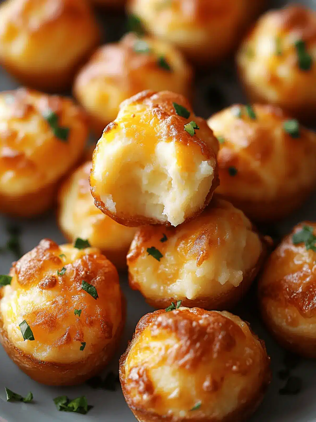 Leftover Mashed Potato Cheese Puffs