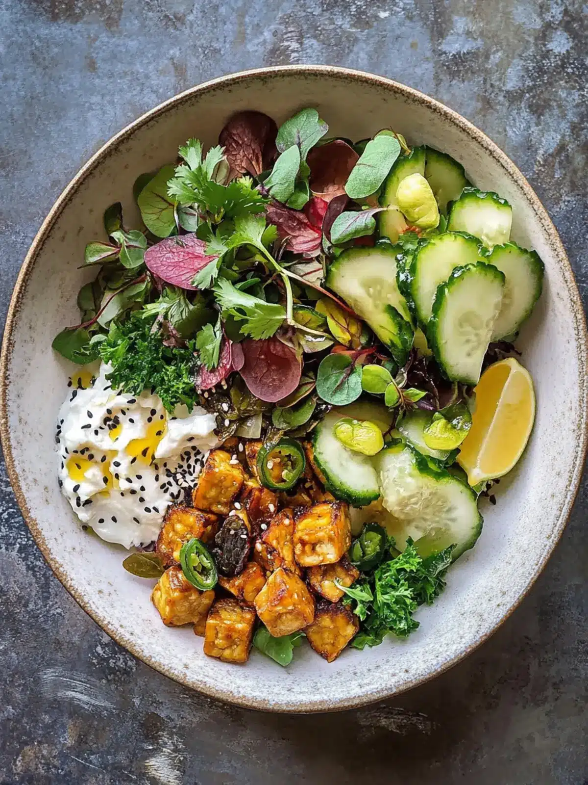 Garden Tempeh Bowl