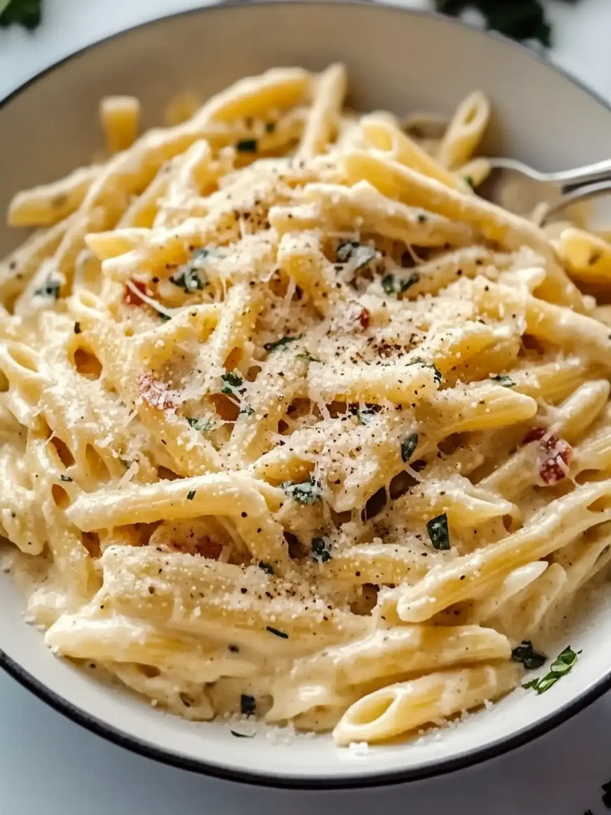 One Pot Creamy Garlic Pasta