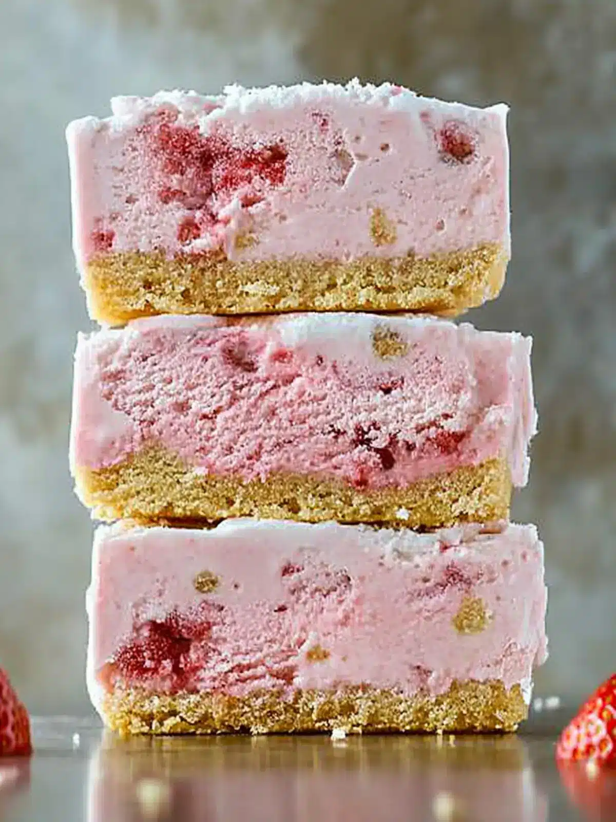 Strawberry Shortcake Ice Cream Bars