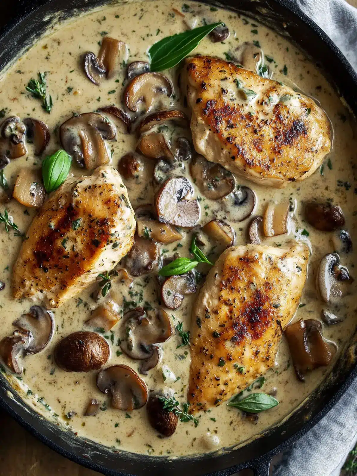 Creamy Mushroom Chicken