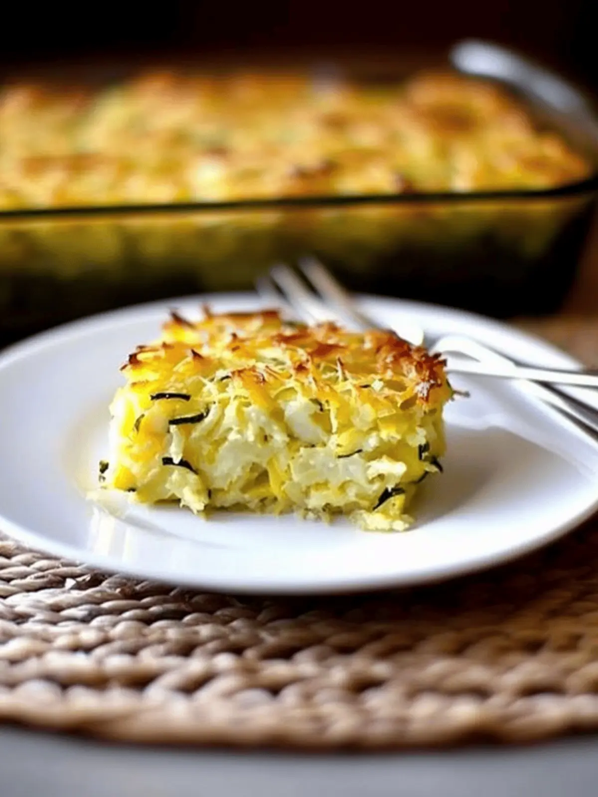 Cheesy Potato and Zucchini Kugel