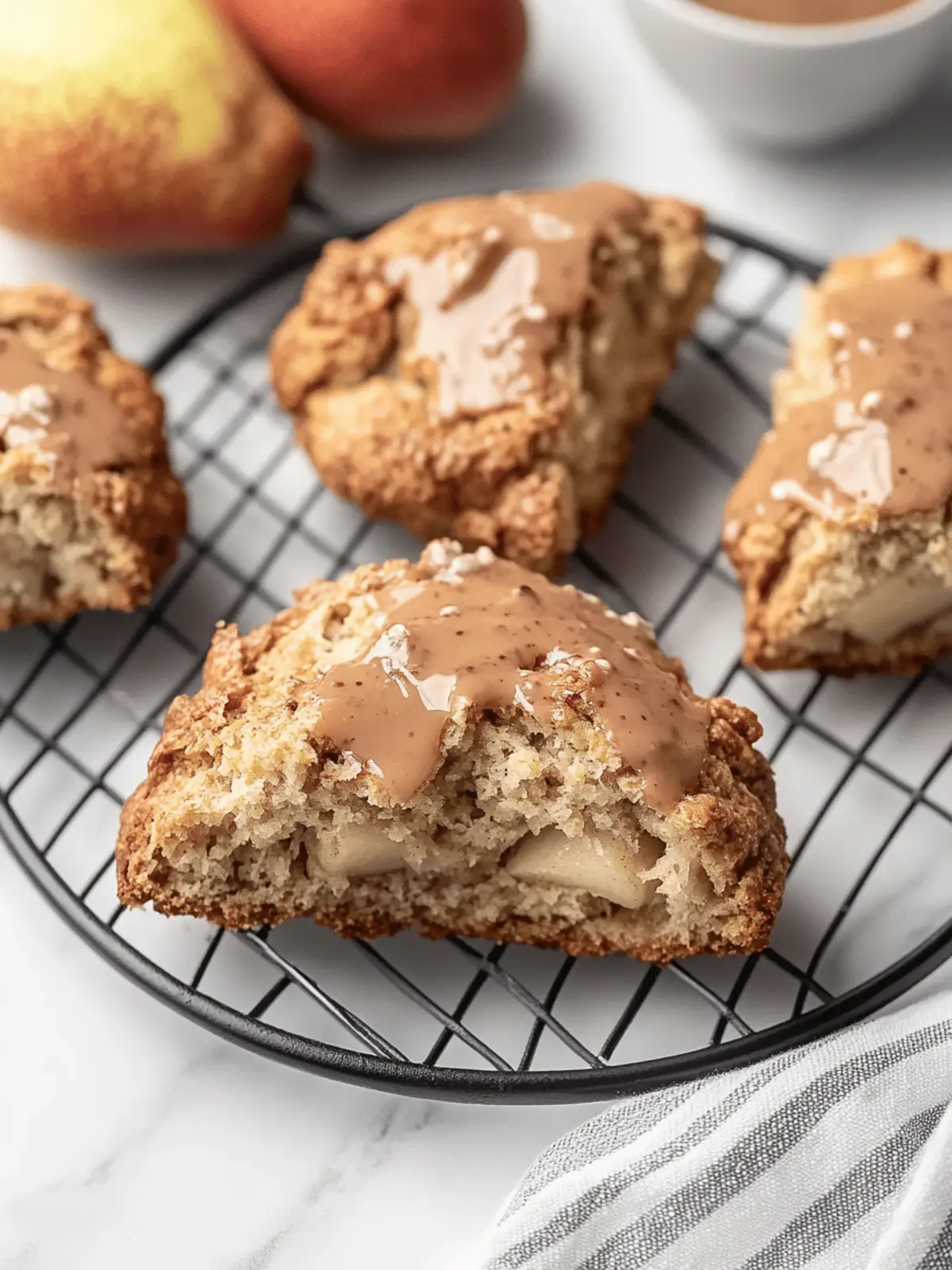 Chai Pear Scones