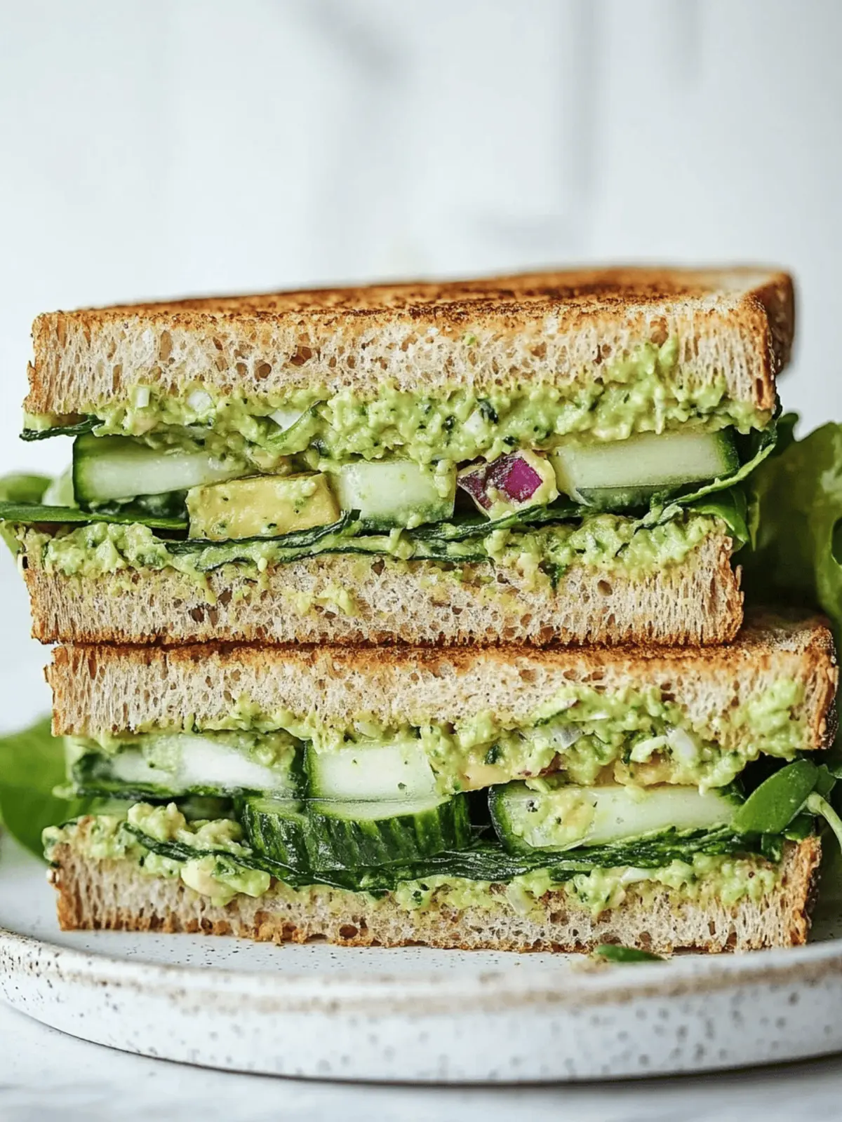Green Goddess Salad Sandwich: A Fresh Take on Vegan Lunch 2 Green Goddess Salad Sandwich