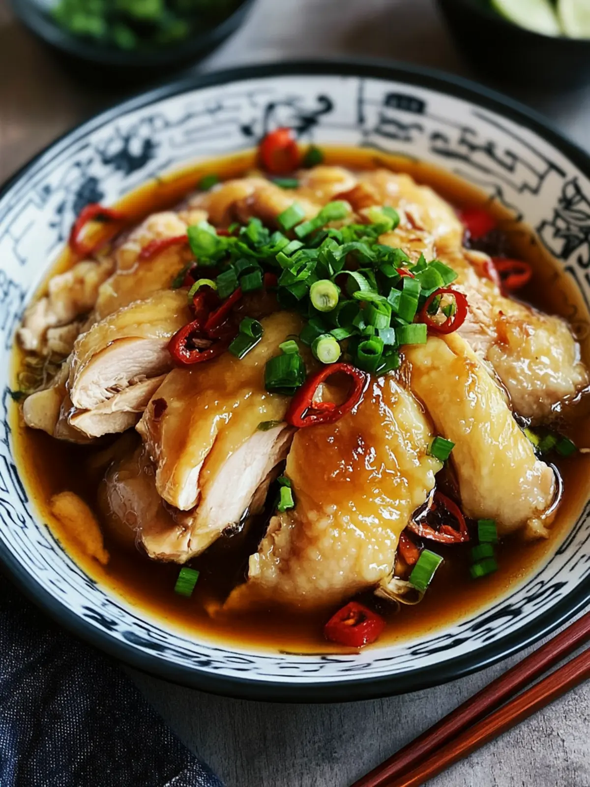 20 Minute Chinese Steamed Chicken